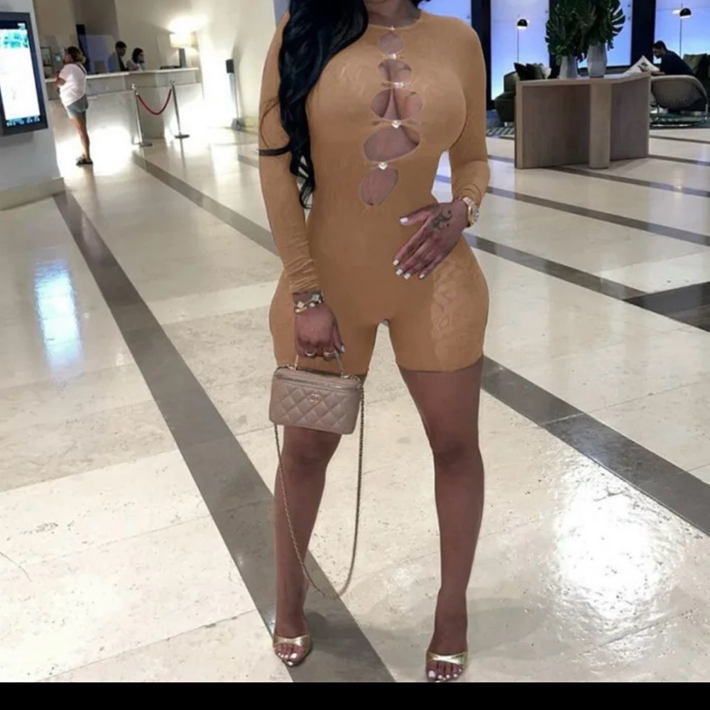 Mesh outfits available in grey , black and brown